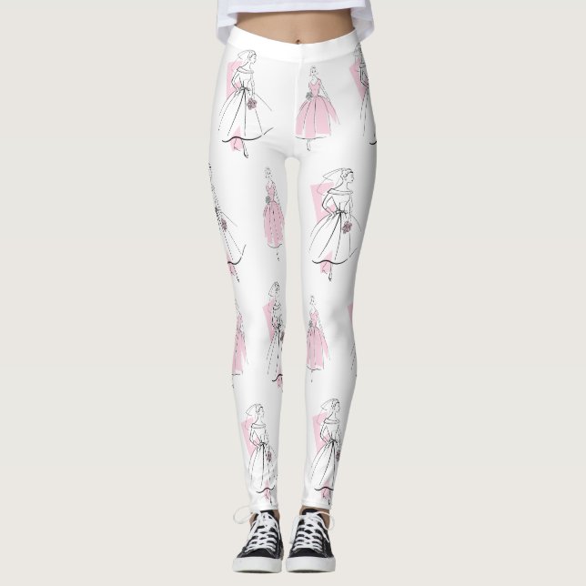 Mode Bride Rosa Group leggings (Framsida)