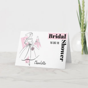 Mode Bride Rosa Group Möhippa vågrät Inbjudan