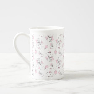 Mode Bride Rosa Group Multi mugg bone china Benporslin Mugg