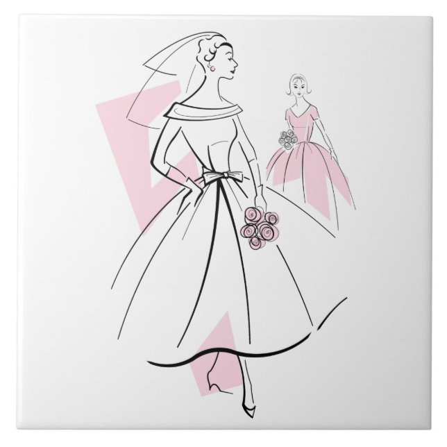 Mode Bride Rosa Group panel Kakelplatta (Framsidan)