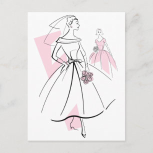 Mode Bride Rosa Group vykort