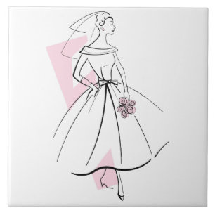 Mode Bride Rosa panel Kakelplatta