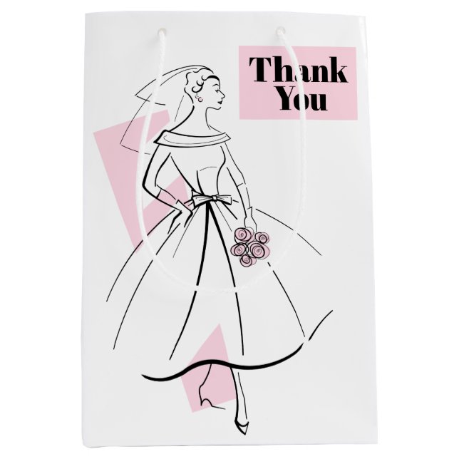 Mode Bride Rosa Tack presentsäck (Framsidan)