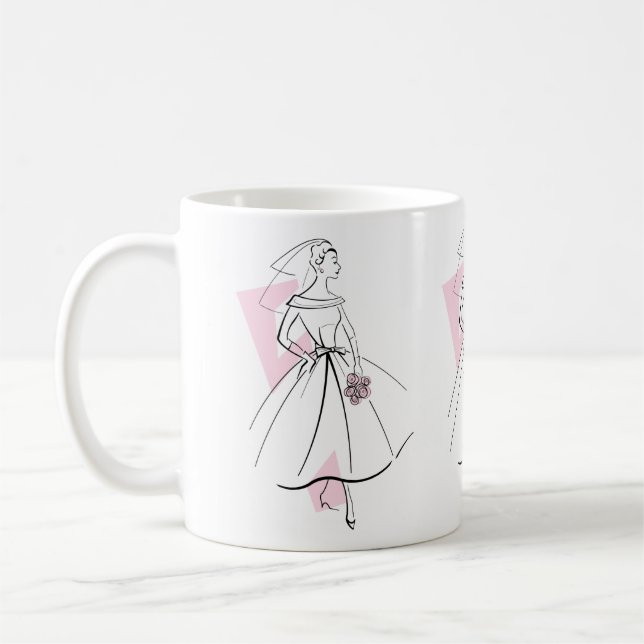 Mode Brud Rosa mugg (Vänster)