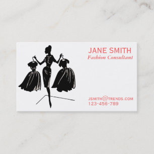 Mode Consultant Freelance professionell Visitkort