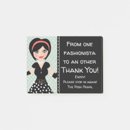 Mode/Couture/Posh tack Post-it Block