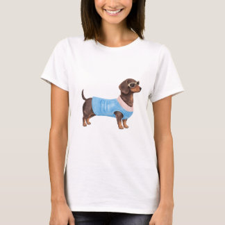 Mode Dachshund Hund T-Shirt Design