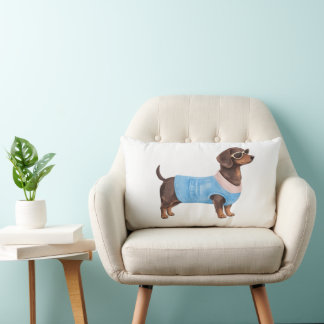 Mode Dachshund Kastkudde Design Lumbarkudde