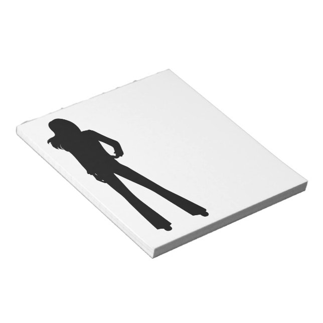 MODE DAM SLENDER SILHOUETTE NOTE PAD ANTECKNINGSBLOCK (Vinklad)