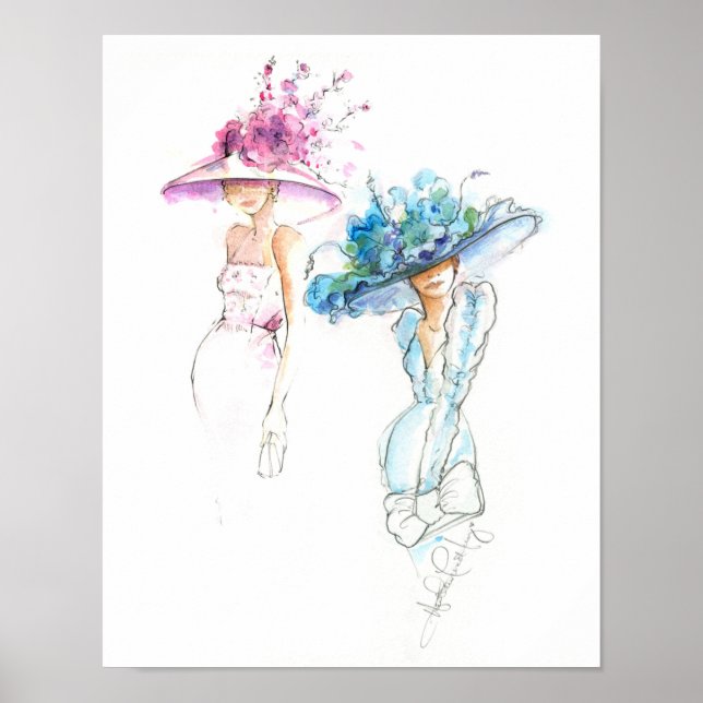 Mode Derby by Heather Fransk Henry 11x14 Poster (Framsidan)