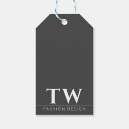Mode Designer Black Presentetikett