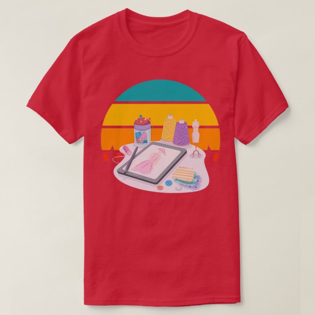 Mode Designer Designer Designer Älskare Design Clo T Shirt (Design framsida)