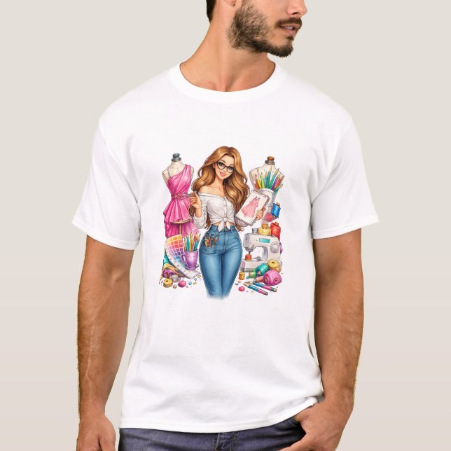 Mode Designer Flick Konst. T Shirt (Framsida)