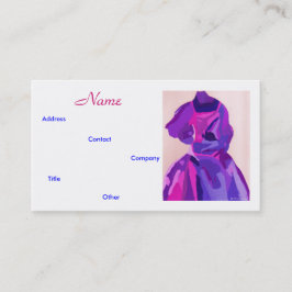 Mode Designer I Affärskort Visitkort