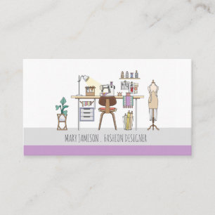 Mode Designer Studio- och Verktyg-kvadrat Visitkort