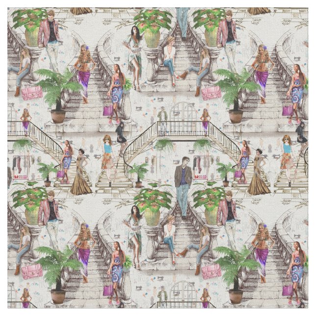 Mode-designern verktyg Fabric Tyg (Närbild)