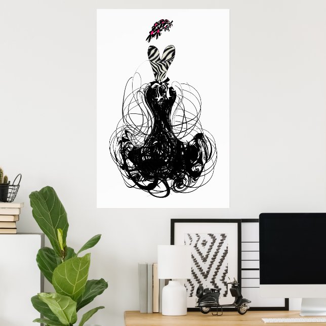 Mode Diva Affisch (Hemmakontoret)