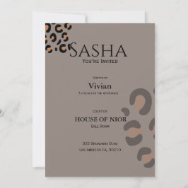 Mode-diva för möhippa tidskrift  inbjudningar