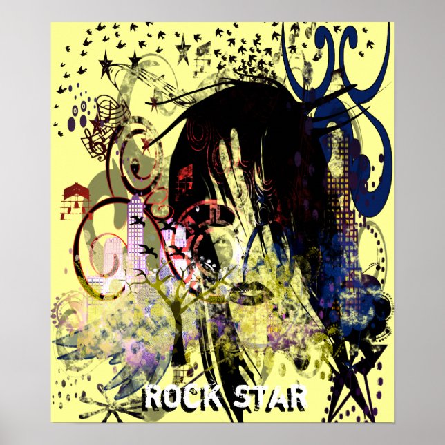 Mode Diva Swirled Poster (Framsidan)