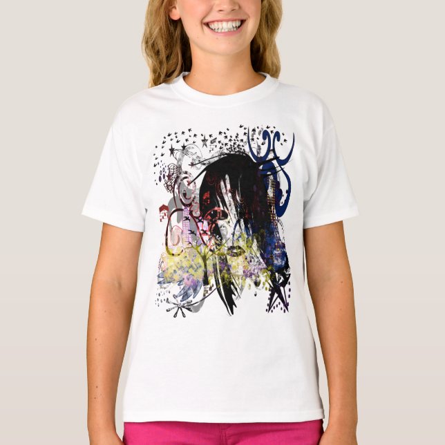 Mode Diva Swirled Tee Shirt (Framsida)