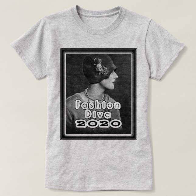 Mode Diva T Shirt (Design framsida)