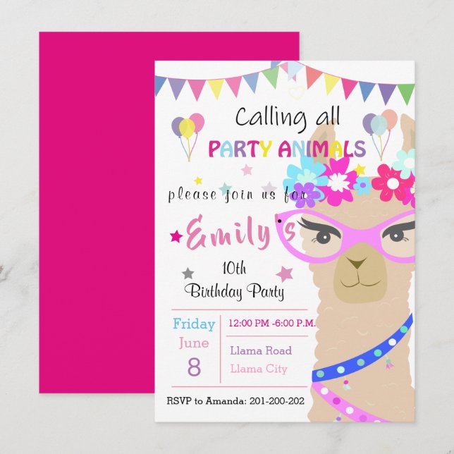 Mode drama lama inbjudningar (Fram/baksida)