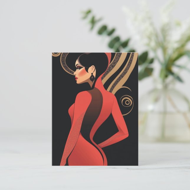 MODE-ESQUE #2 VYKORT (Stående Fram)