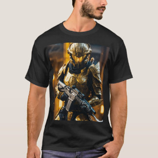 # mode ffor: Black manar tshirt . T Shirt