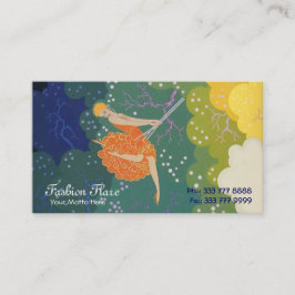 Mode Flare Swing Girl Visitkort