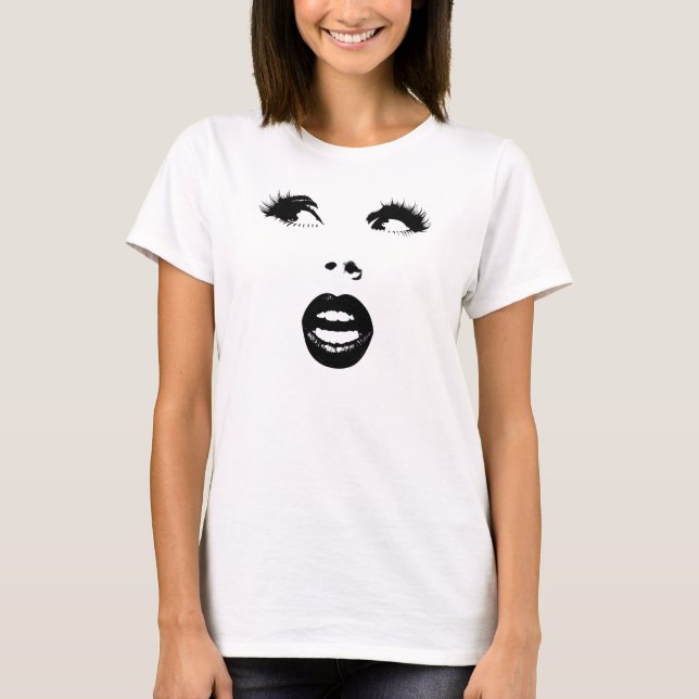 Mode flicka t shirt (Framsida)