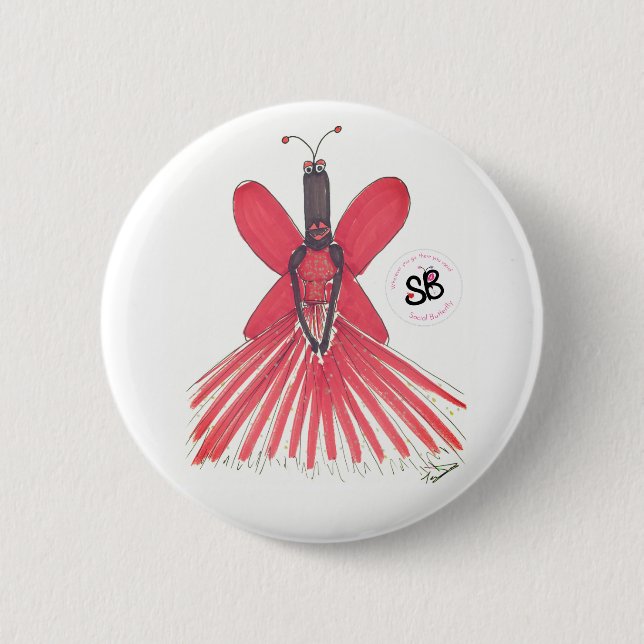 Mode för kappan för SBM-knäppas pseudokändisboll Knapp (Framsida)