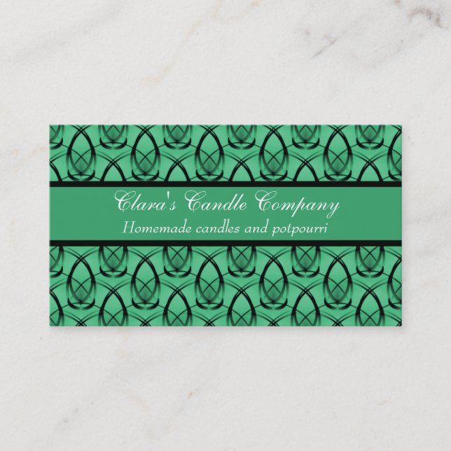 Mode Forward Affärskort, Sage Grönt Visitkort (Framsida)