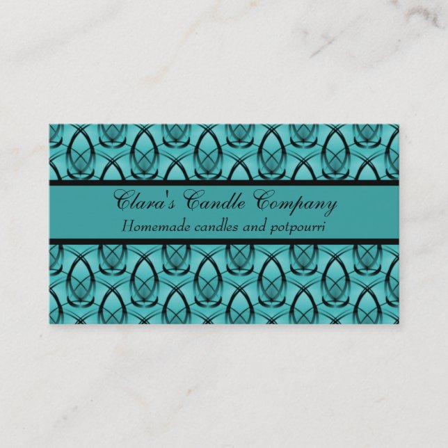 Mode Forward Affärskort, Soft Turcos Visitkort (Framsida)