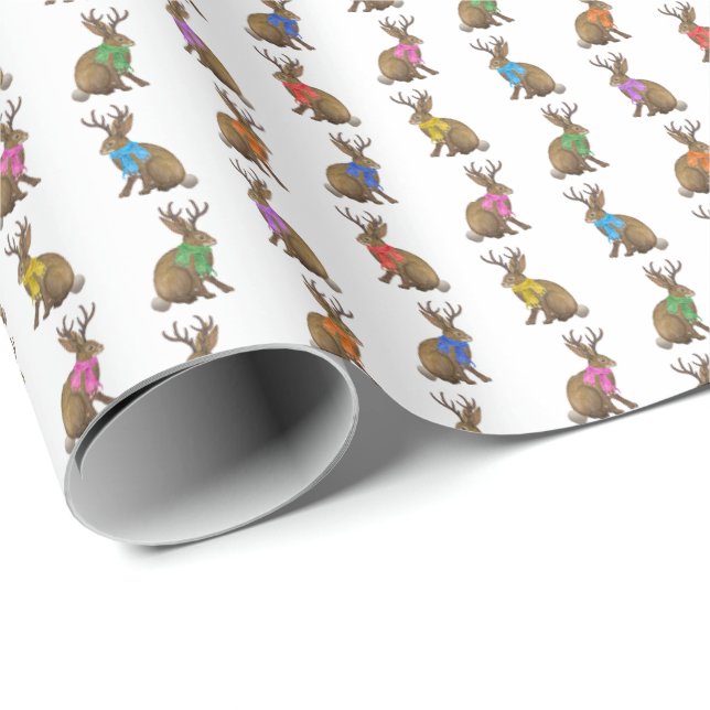 Mode framåt Jackalopes Presentpapper (Rullad Hörn)