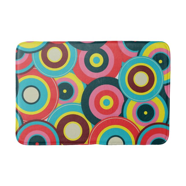 Mode Geometric Vintage - Mönster Snyggt Modern Badrumsmatta (Framsidan)