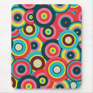Mode Geometric Vintage - Mönster Snyggt Modern Musmatta