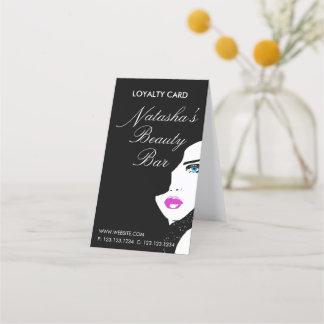 Mode Girl Black Rosa Beauty Pub Lojalitetskort