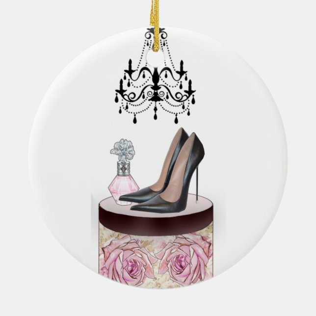 Mode Girl High Heel Ornament (Baksidan)