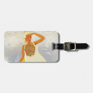 Mode Girl Monte Carlo Beach Travel Bagagebricka