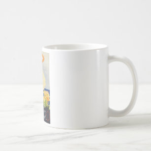 Mode Girl Monte Carlo Beach Travel Kaffemugg