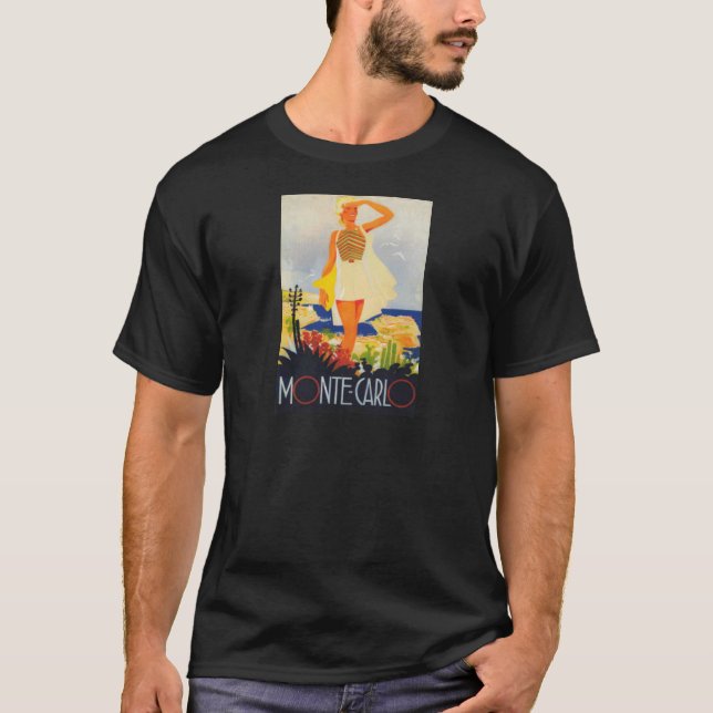 Mode Girl Monte Carlo Beach Travel Tee (Framsida)