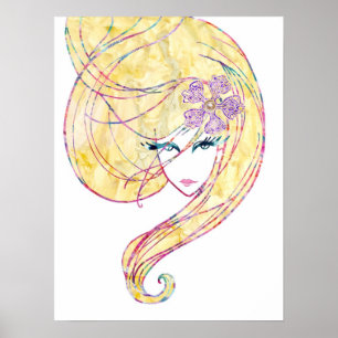 Mode Girl Poster