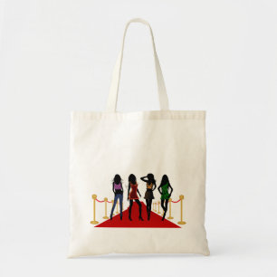 Mode Girls på Red Carpet Budget Tote bags Tygkasse