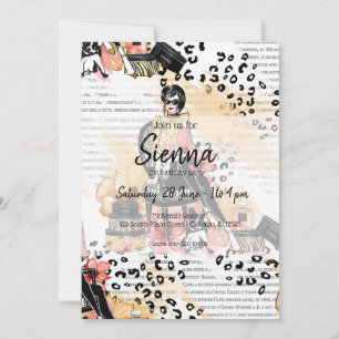 Mode girly inbjudningar