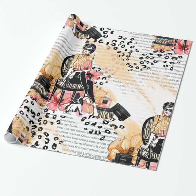 Mode girly presentpapper (Utrullad)