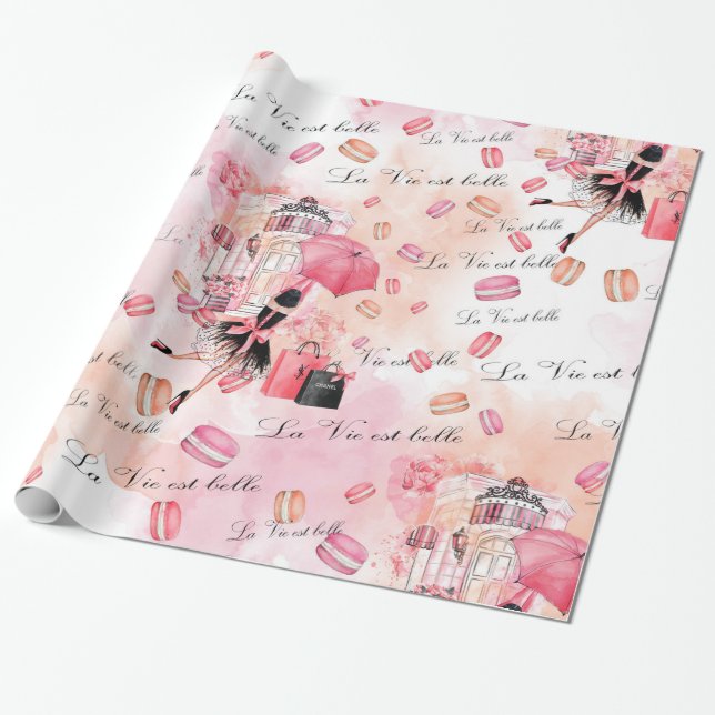 Mode girly presentpapper (Utrullad)