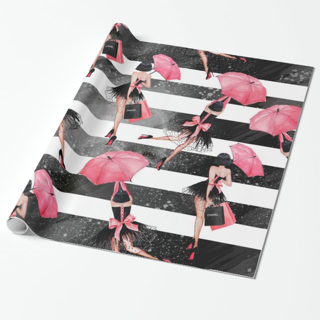 Mode girly presentpapper (Utrullad)