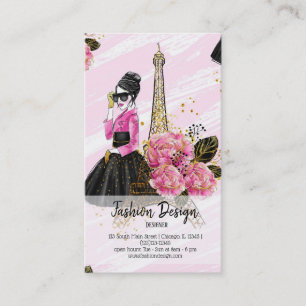 Mode girly visitkort