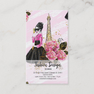 Mode girly visitkort