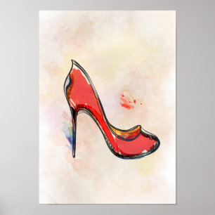 Mode glamorskor poster